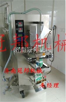 【滨州】红茶椰奶包装机，液体包装机，HCYN 济南【冠-邦】批发