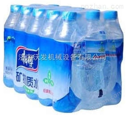 青岛玻璃水防冻液塑包机 饮料瓶塑包机  啤酒收缩机